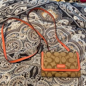 Coach crossbody wallet